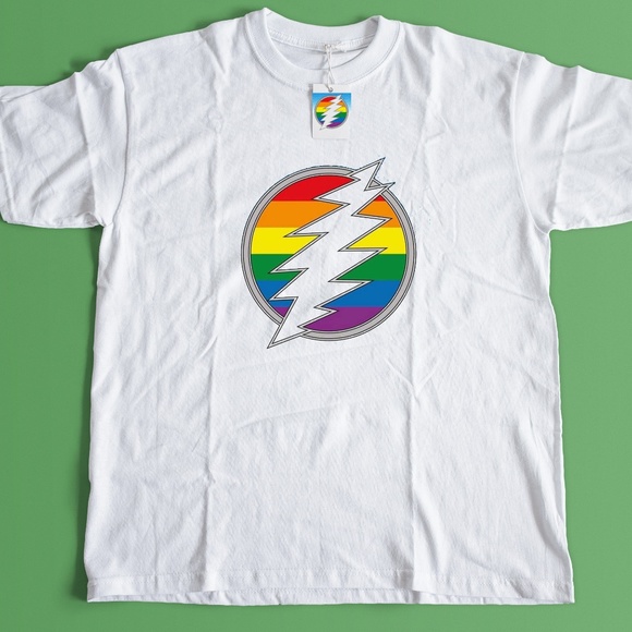 Dead and Company Grateful Dead rainbow t-shirt - Picture 1 of 1